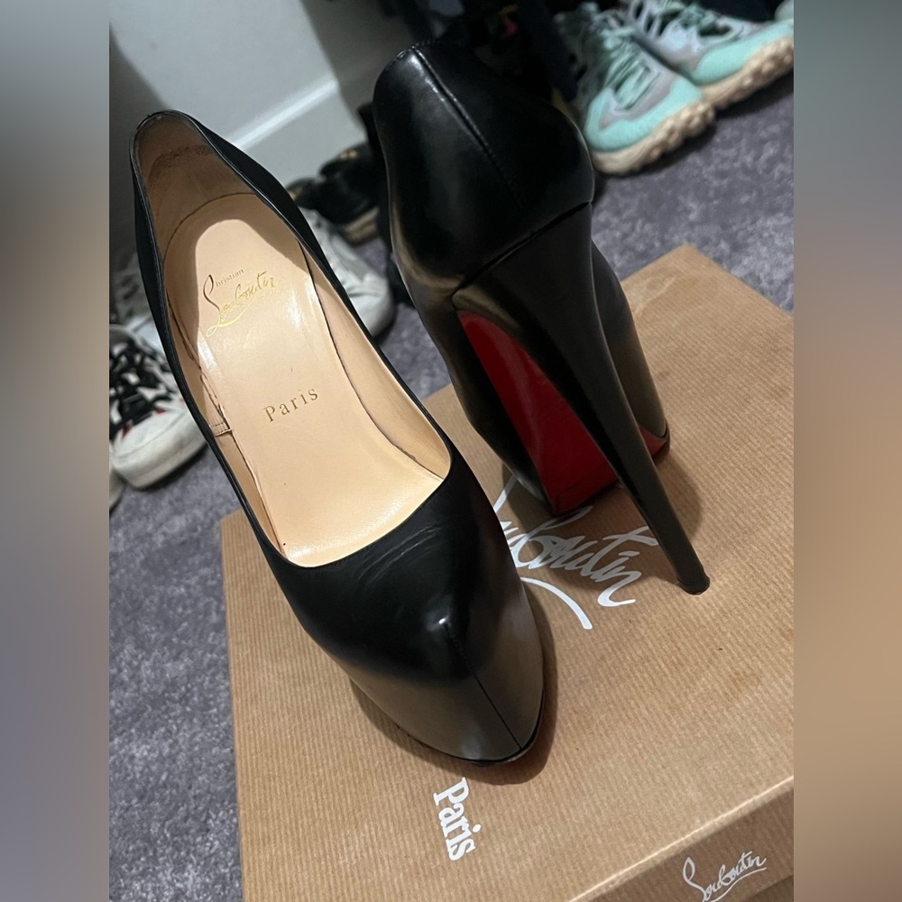 Christian Louboutin Black Stiletto Heels
